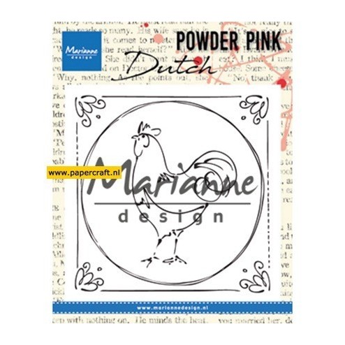 PP2805 Powder Pink Dutch Rooster