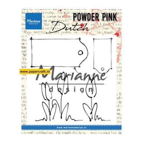 PP2801 Powder Pink Tulips & Labels