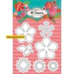 3D Flowers Stencil 94