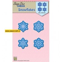 SDB059 4 Snowflakes