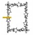 HSFC006 Christmas Rectangle Starry Frame