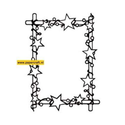 HSFC006 Christmas Rectangle Starry Frame