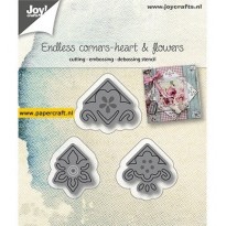 6002/1091 Endless Corners Heart & Flowers