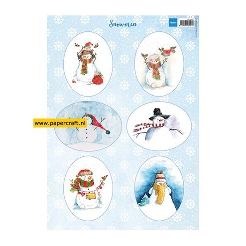 VK9568 Snowmen Oval
