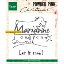 PP2808 Powder Pink Polar Bears