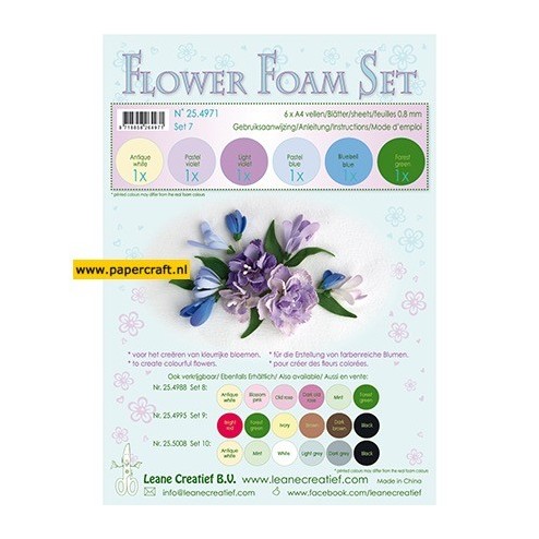 25.4971 Set 7 Pastel Blue Violet