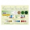 25.5190 Set 2 Glitter Green Gold Silver