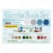 25.5206 Set 3 Glitter Blue White Silver