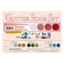 25.5213 Set 4 Glitter Red White