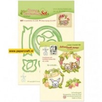 45.5381 Wreath With Pets Set