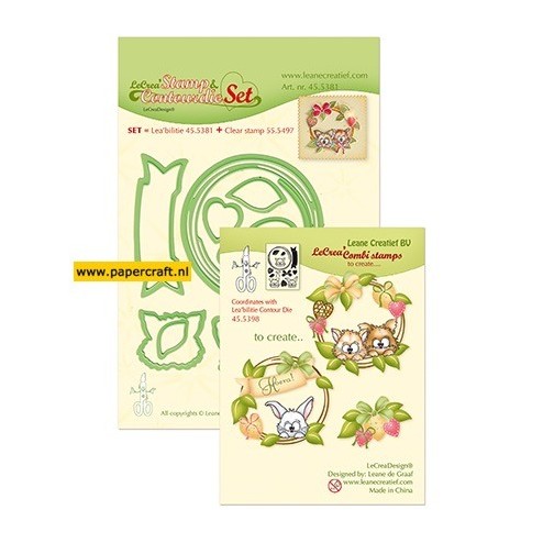 45.5381 Wreath With Pets Set