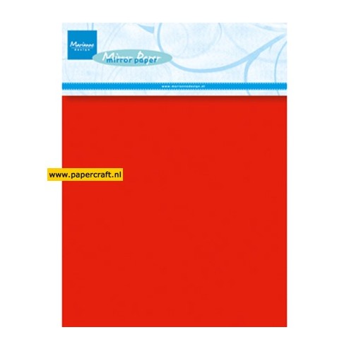 Marianne Design Red Mirror Paper CA3137