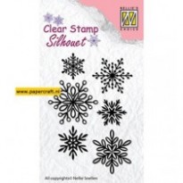 SIL039 6 Snowflakes