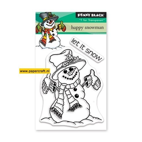 30-503 Happy Snowman
