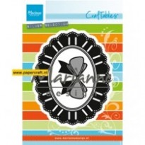 CR1458 Oval Ribbon Die