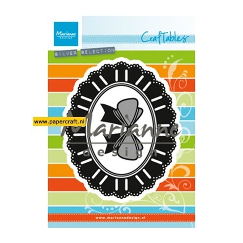 CR1458 Oval Ribbon Die