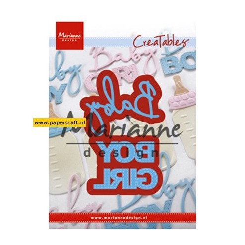 LR0576 Baby Text Boy & Girl