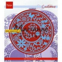 LR0574 Flower Frame Round