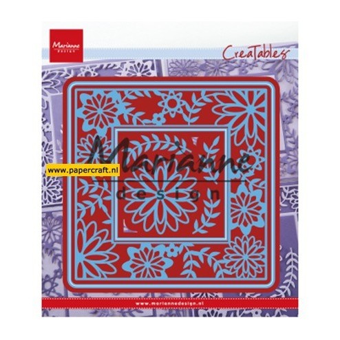 LR0577 Flower Frame Square