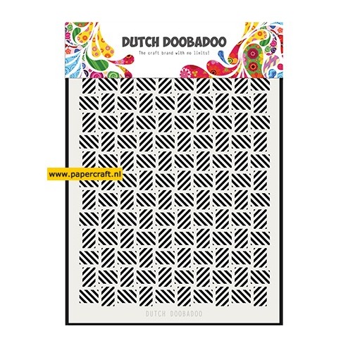 Dutch Doobadoo Stencil 470.715.134 Stripe Pattern Los