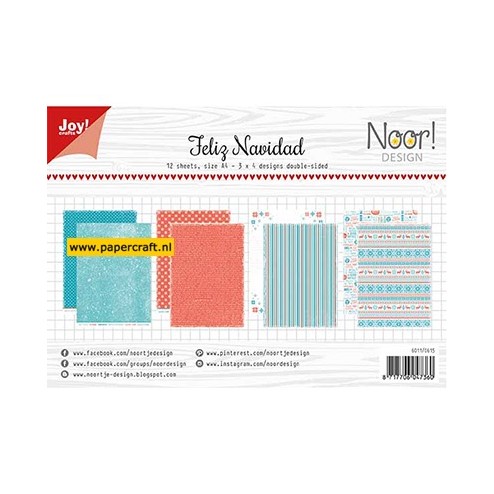 Joy! Crafts Papier Set Feliz Navidad