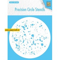Nellie's Choice Precision Circle Stencils Dots