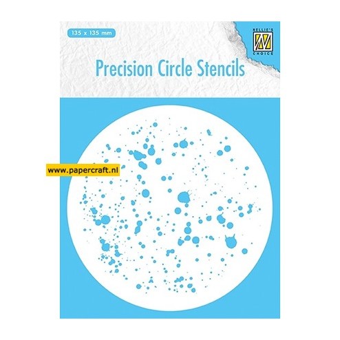 Nellie's Choice Precision Circle Stencils Dots
