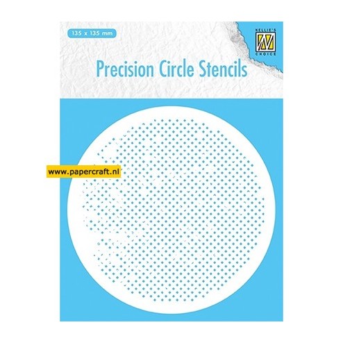Nellie's Choice Precision Circle Stencils Squares