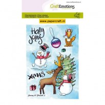CraftEmotions Stempel Snowy & Friends 2 van Carla Creaties