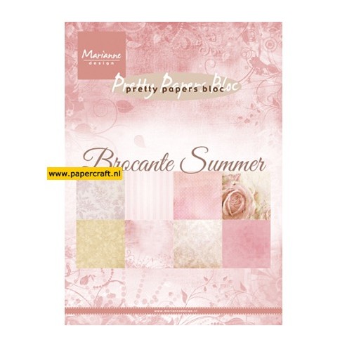 Marianne Design Pretty Papers Bloc Brocante Summer PK9166