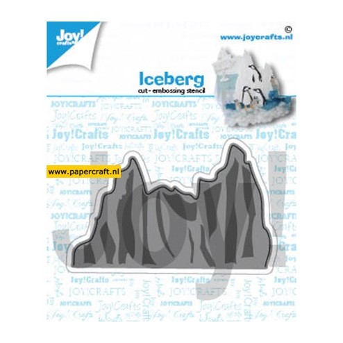 Joy! Crafts Stencil met IJsbergen, code: 6002/1418