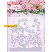 Studio Light Embossing Folder met Stansmal volop met bloemen,  code: EMBEG04