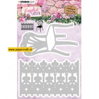 Studio Light Embossing Die English Garden Nr 236, code: STENCILEG236