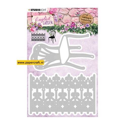 Studio Light Embossing Die English Garden Nr 236, code: STENCILEG236