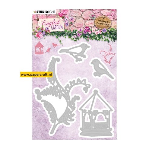 Studio Light Embossing Die English Garden Nr 237, code: STENCILEG237