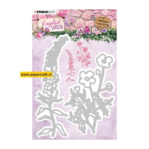 Studio Light Embossing Die English Garden Nr 238, code: STENCILEG238