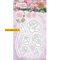 Studio Light Embossing Die English Garden Nr 239, code: STENCILEG239