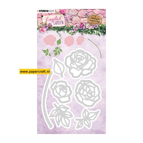 Studio Light Embossing Die English Garden Nr 239, code: STENCILEG239