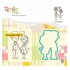 Nellie's Choice Marriage In Love uit de DADA Set Die & Clear Stamp, code: DDCS024