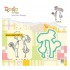 Nellie's Choice Marriage Kissing  uit de DADA Set Die & Clear Stamp, code: DDCS026