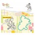 Nellie's Choice Marriage Loving On A Bike  uit de DADA Set Die & Clear Stamp, code: DDCS027