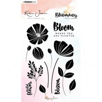Studio Light Stamp Blooming Collection Nr 1 van Karin Joan, code: STAMPKJ01