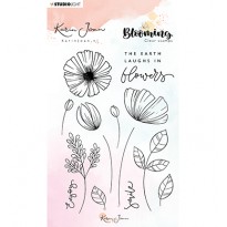 Studio Light Stamp Blooming Collection Nr 2 van Karin Joan, code: STAMPKJ02