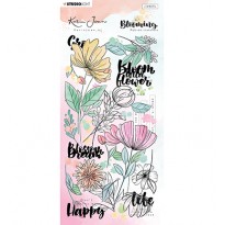 Studio Light Rub On Sticker  Blooming Collection Nr 1 van Karin Joan, code: RUBKJ01