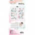 Achterzijde van de Studio Light Rub On Sticker Blooming Collection Nr 2 van Karin Joan, code: RUBKJ02