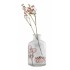 Voorbeeld op glas met een Bloem en Tekst van de Karin Joan Rub On Sticker Blooming Collection Nr 2 van Studio Light