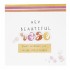 Voorbeeldkaart met de Tekst en Losse Letters uit het Karin Joan Blooming Nr 2 Stansblok van Studio Light