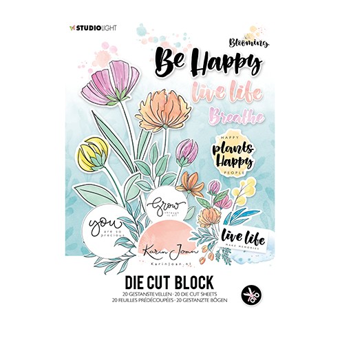 Studio Light Stansblok Die Cut  Blooming Collection Nr 2 van Karin Joan, Code: A5STANSBLOKKJ02