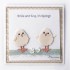 Voorbeeldkaart met 2 variaties met de Marianne Design Stansmal LR0644 Tiny's Easter Chick
