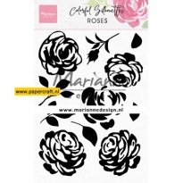 Marianne Design Stempel CS1046 Colorful Silhouette Roses
